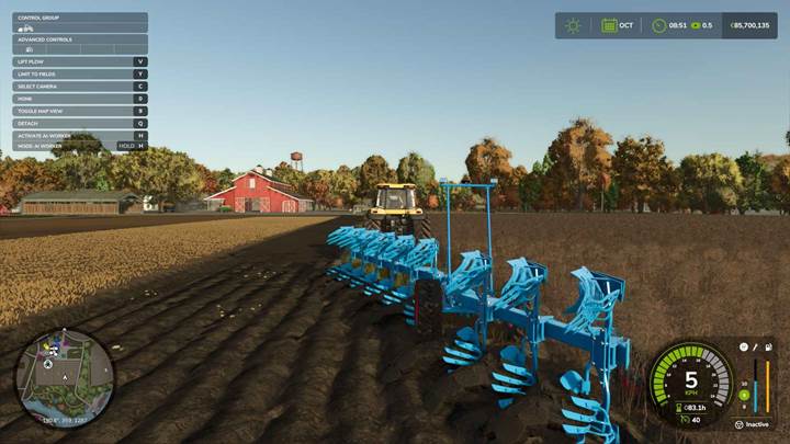 Połącz dwa pola w jeden duży obszar w Farming Simulator 25