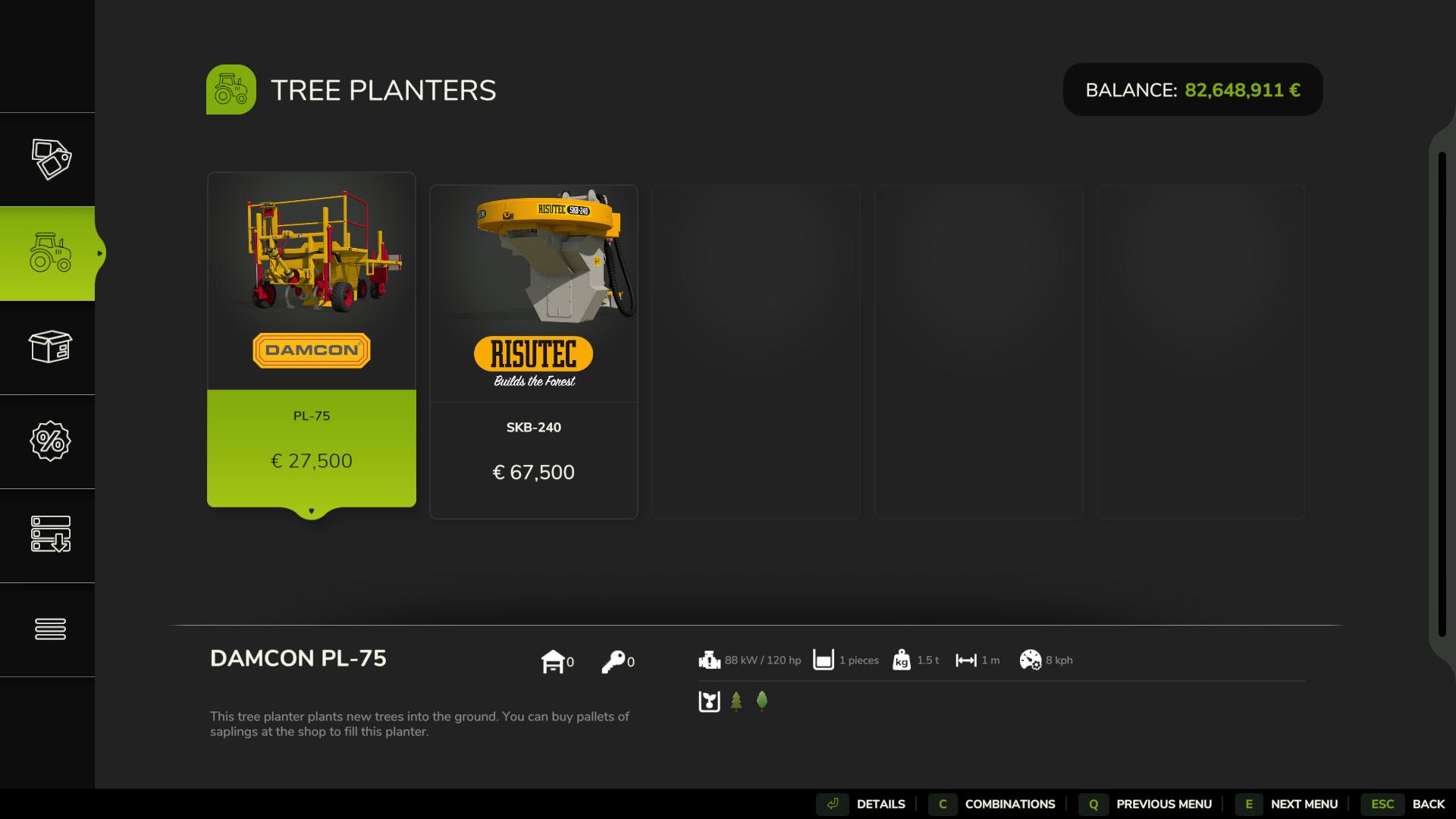 Przymocuj sadzarkę do drzew do swojego traktora w Farming Simulator 25
