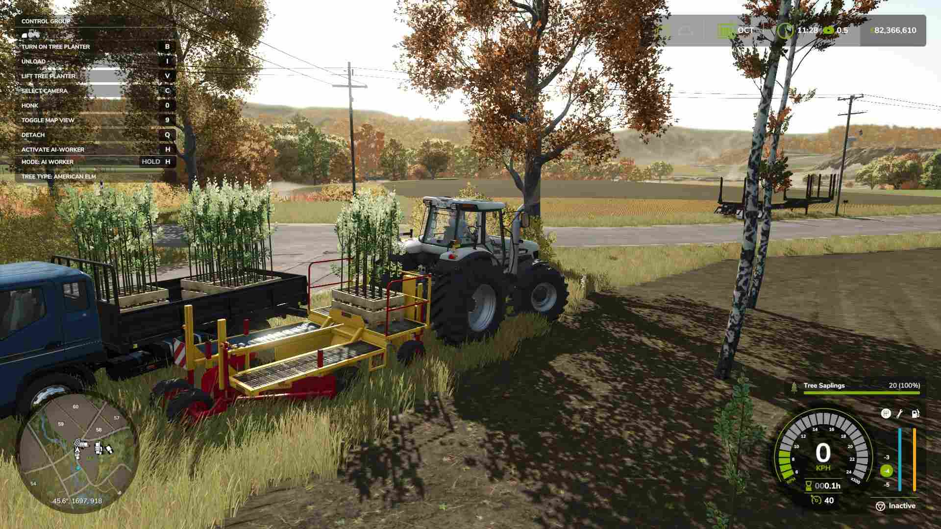 Wypełnij donicę sadzonkami w Farming Simulator 25