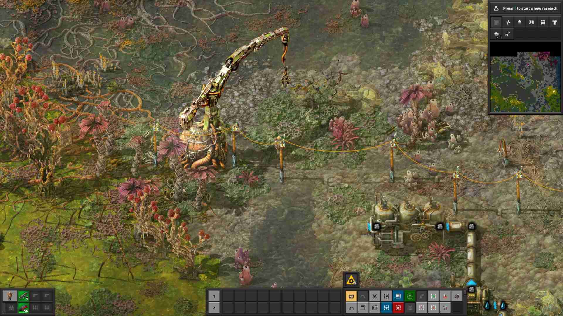 Ustaw swoje wieże rolnicze w Factorio Space Age