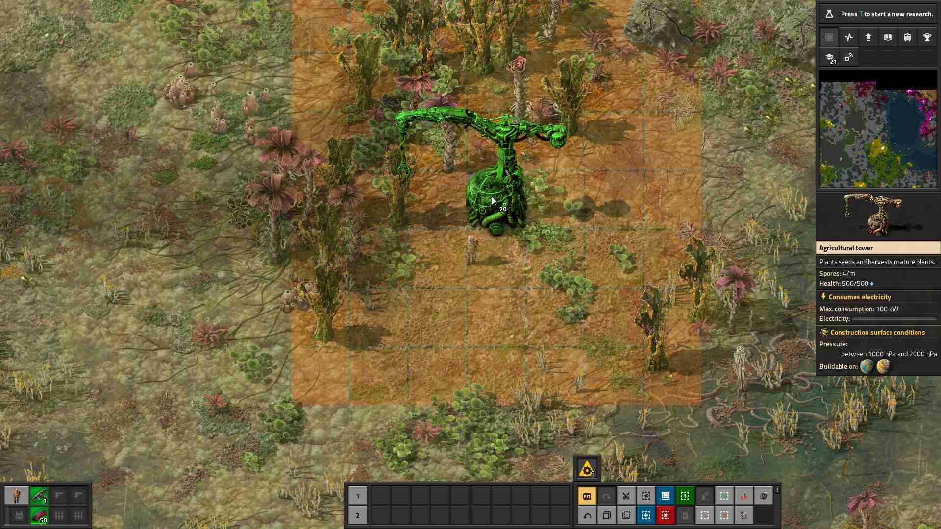 Zbieraj składniki odżywcze do wydajnej produkcji w Factorio Space Age