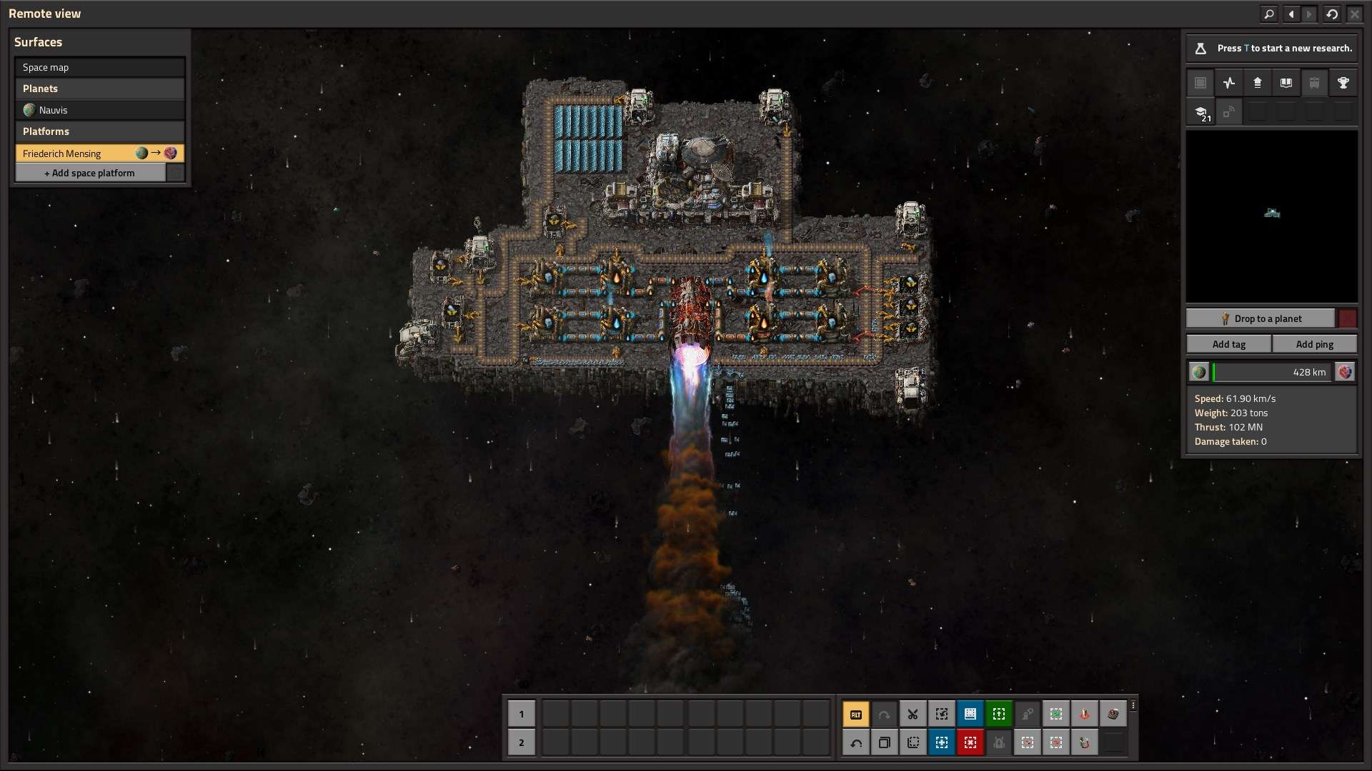 Uruchom swoją platformę kosmiczną do nowych światów w Factorio Space Age