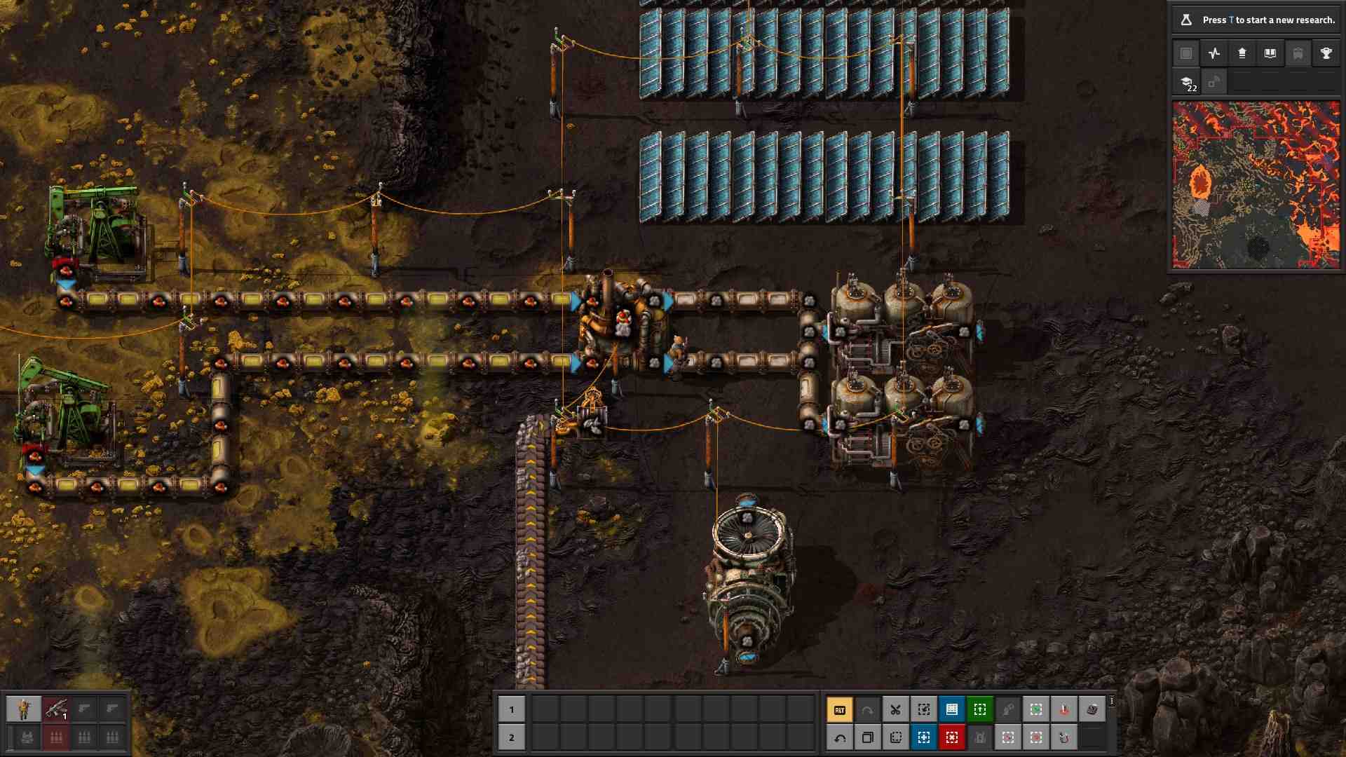 Podłącz generator pary do zakładu chemicznego, aby uzyskać ciągły obieg wody w Factorio Space Age