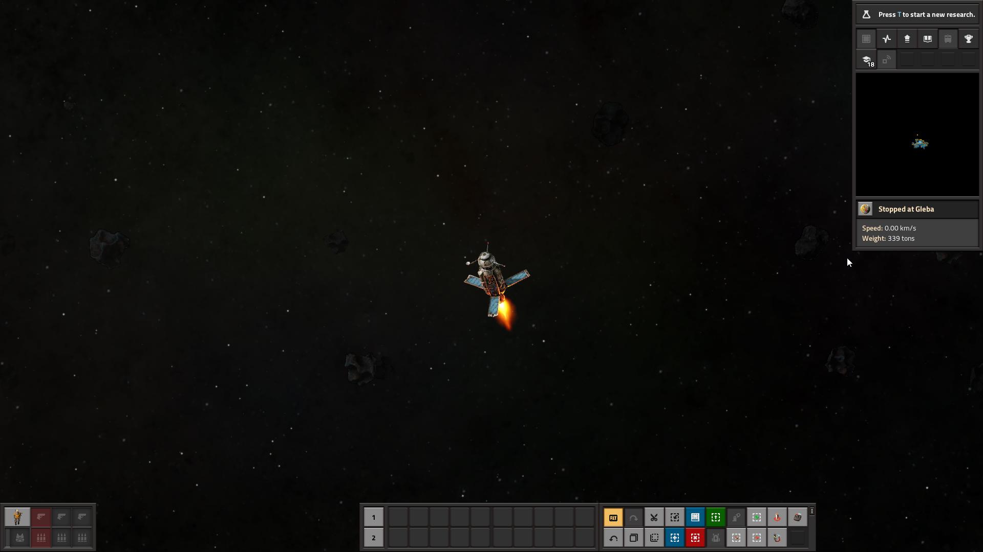 Zrzuć kapsułę lądującą na planetę w Factorio Space Age