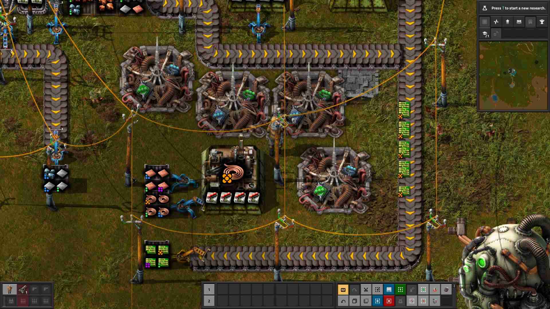 Zoptymalizuj rozmieszczenie beaconów w pobliżu monterów w Factorio Space Age