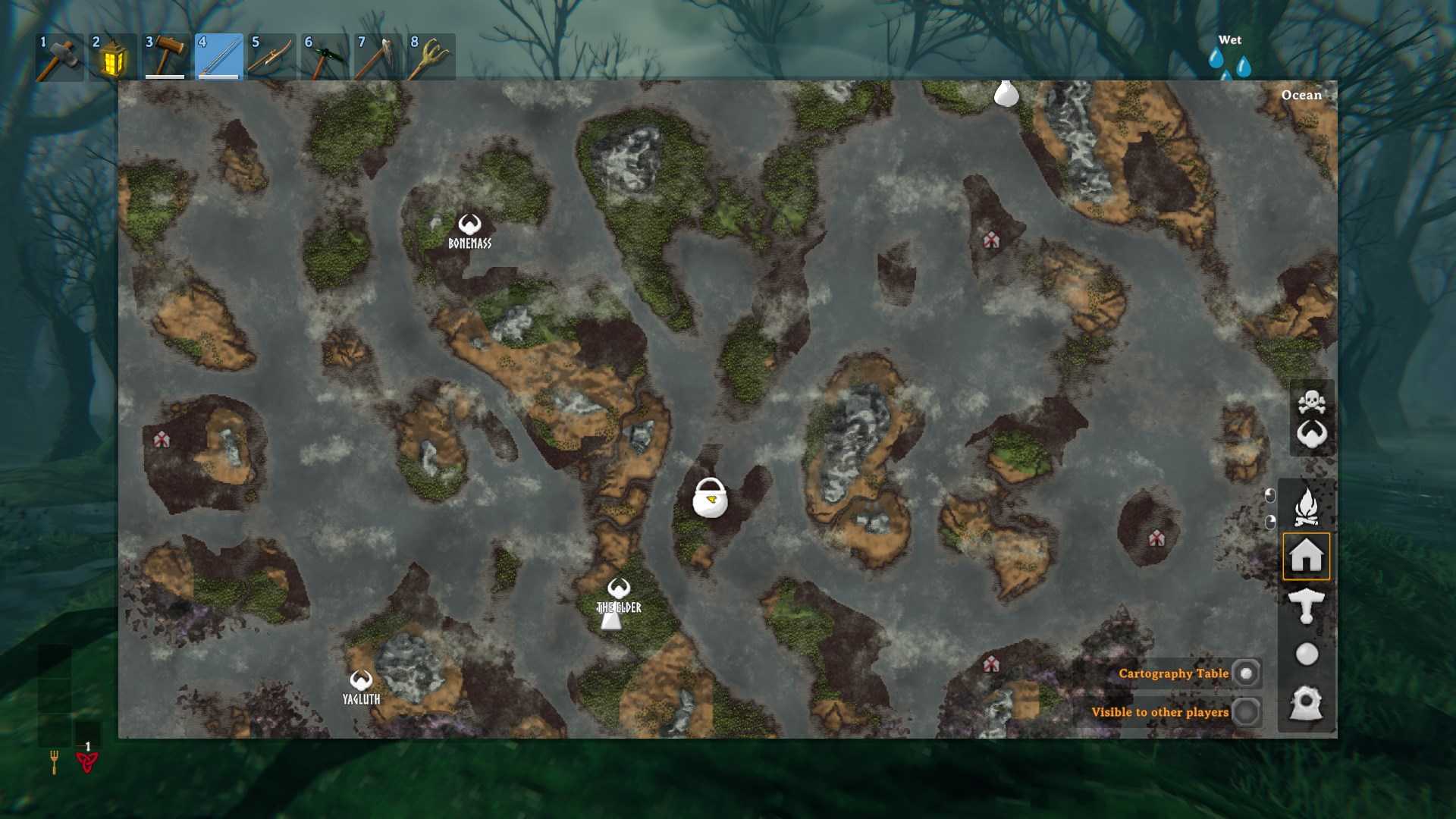 Zaznacz wiedźmę na swojej mapie w aktualizacji Valheim Bog Witch