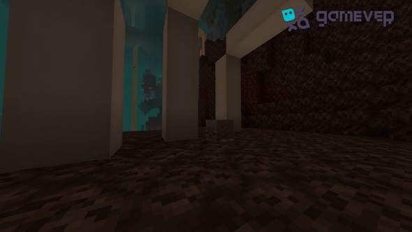 A dried ghast block in Nether