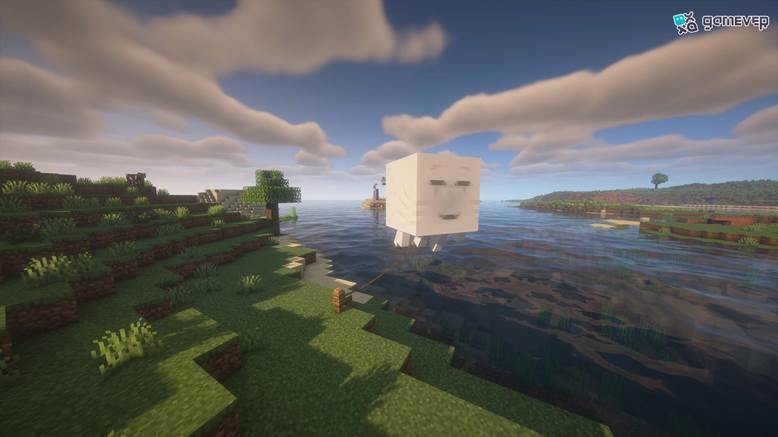Ghast on a leash