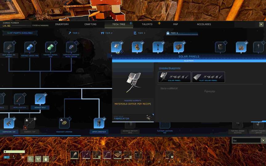 Unlock the solar tech branch and access both panel variants instantly.