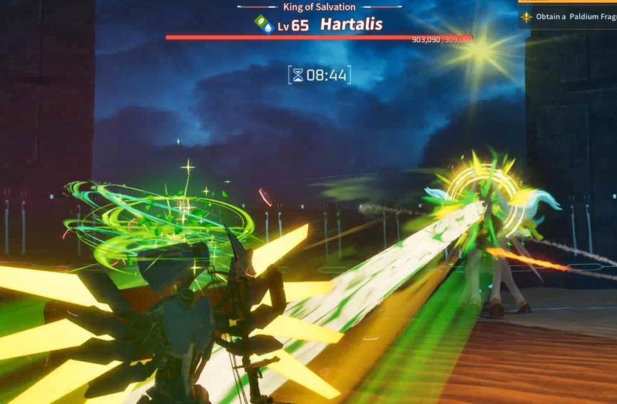 Hartalis regenerating and changing type mid-fight in Palworld.
