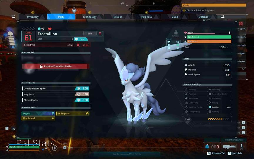 Preparing Pals during the pre-summon countdown in a Palworld Raid Area.