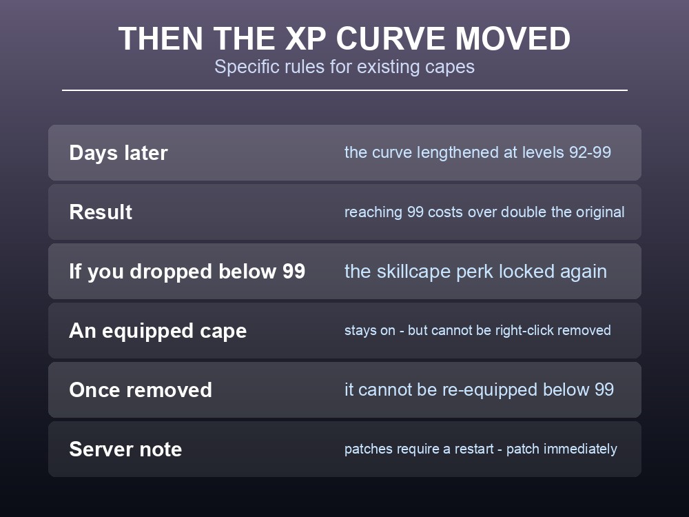 Card describing the Runecrafting changes that shipped with Dowdun Reach.