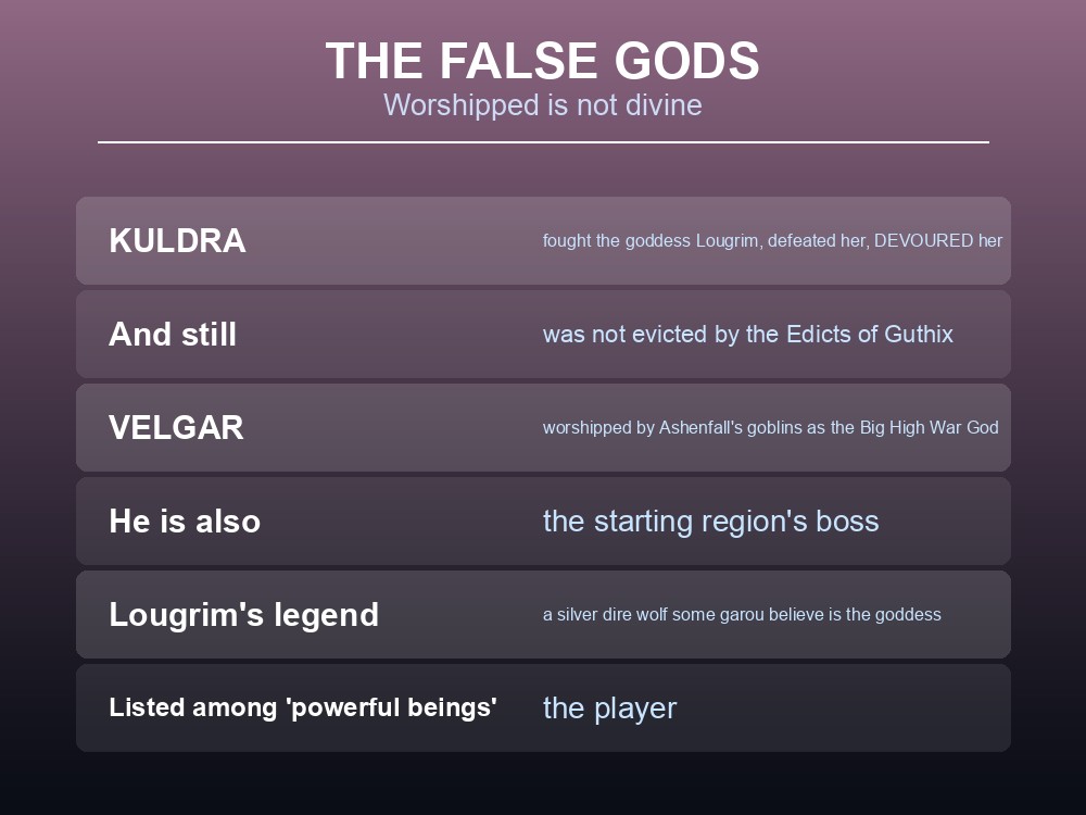 Card explaining how Dragonwilds delivers its lore through item descriptions.