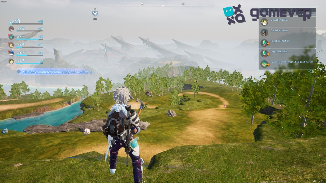 Palworld performance and frame-rate settings in action