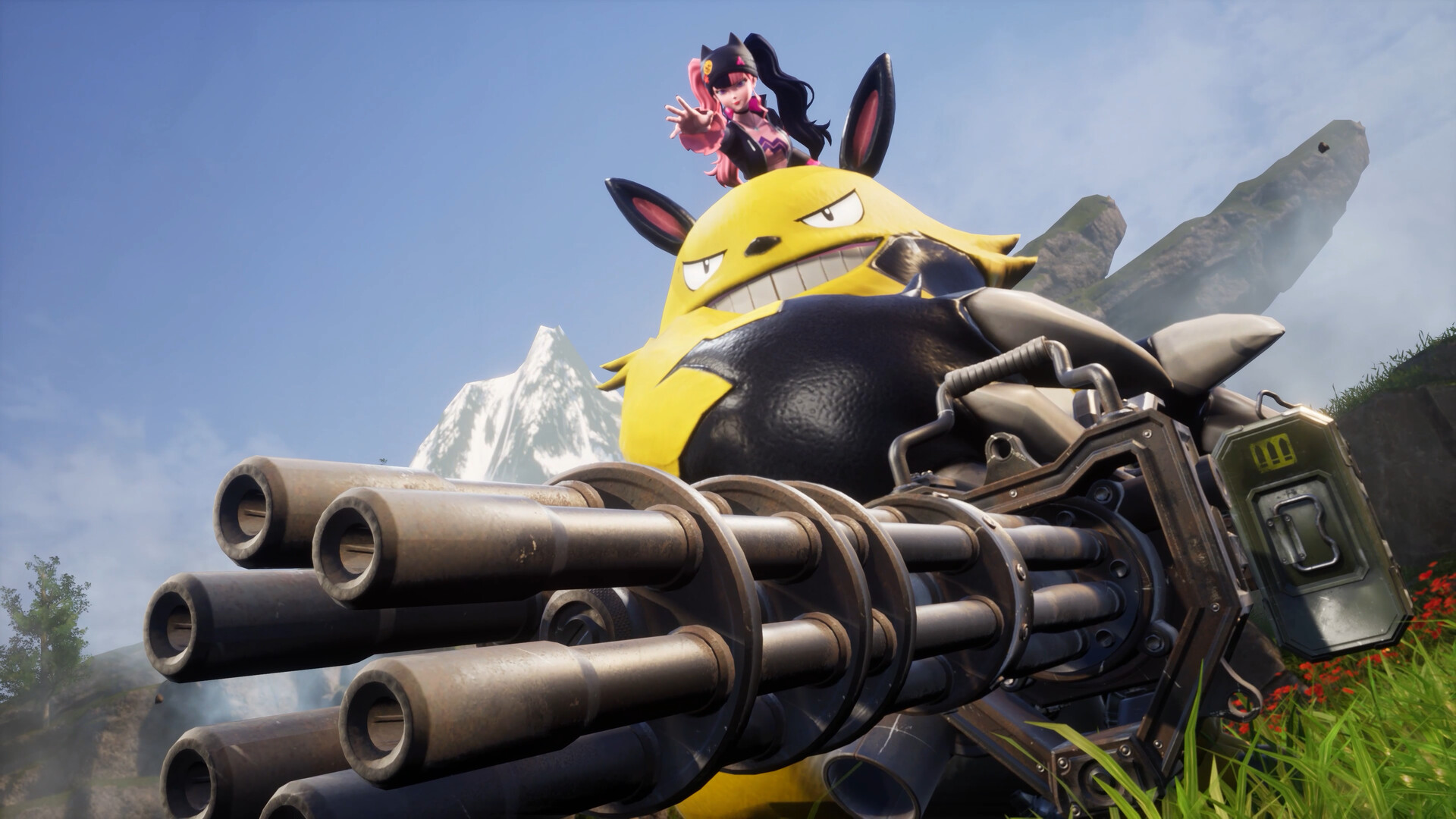 Heavy weapons and Pal combat in Palworld 1.0
