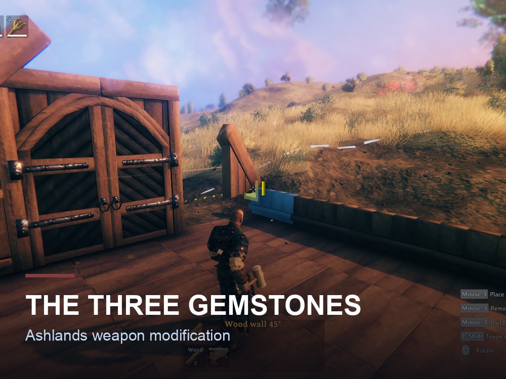 An Ashlands fortress in Valheim.
