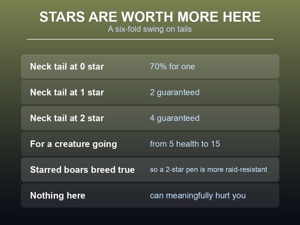 Card outlining the first-hours priorities in the Valheim Meadows.