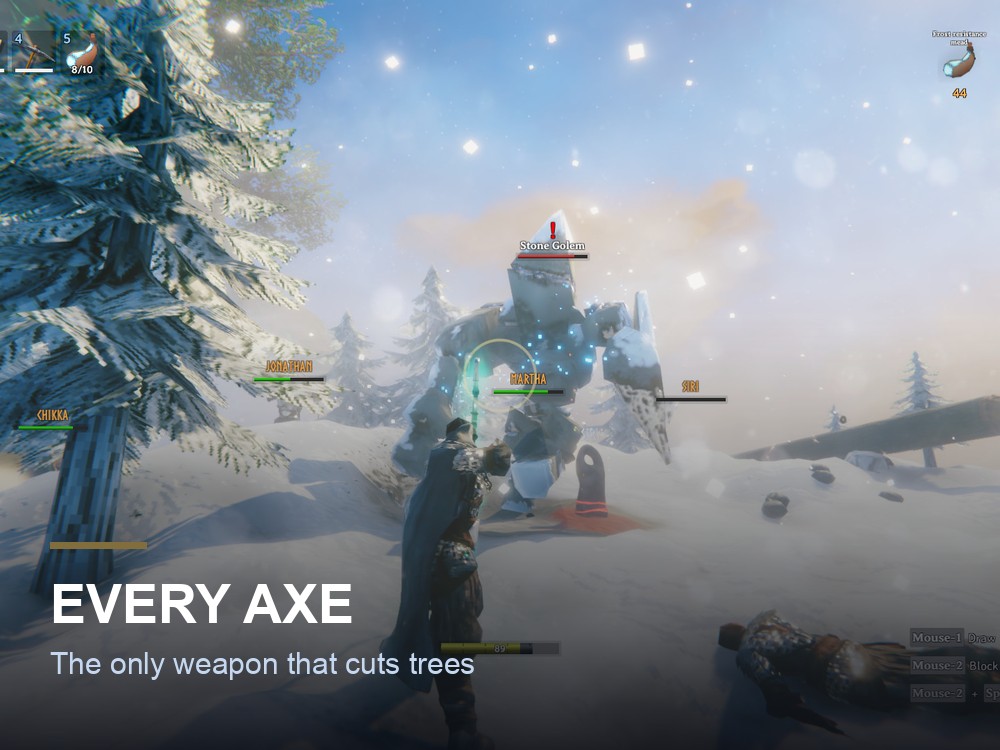A Valheim axe.