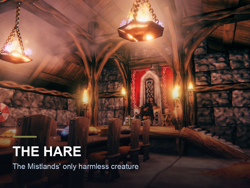 A Hare in the Valheim Mistlands.