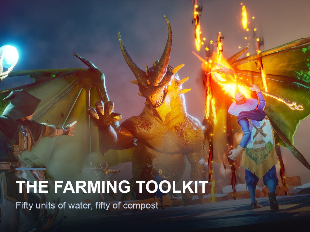 A farming plot in Ashenfall.