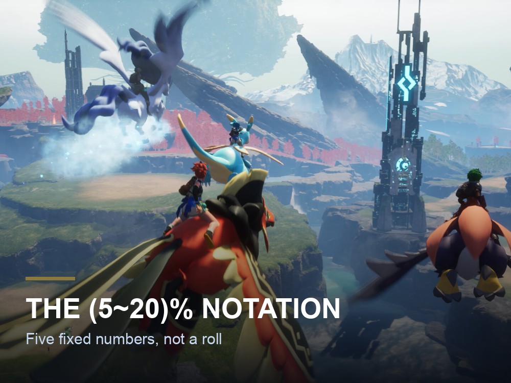A partner skill description in Palworld.