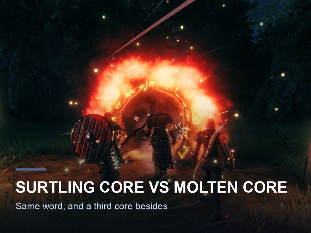 A Surtling core in Valheim.