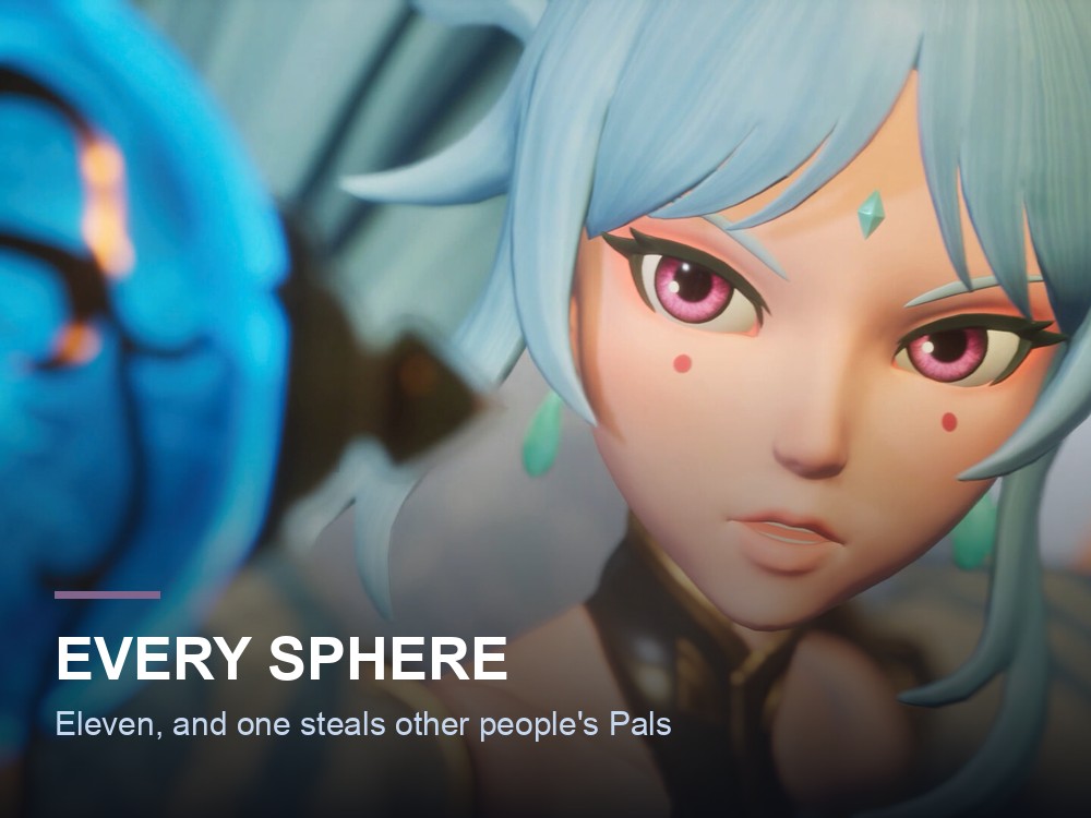 Pal Spheres in Palworld.