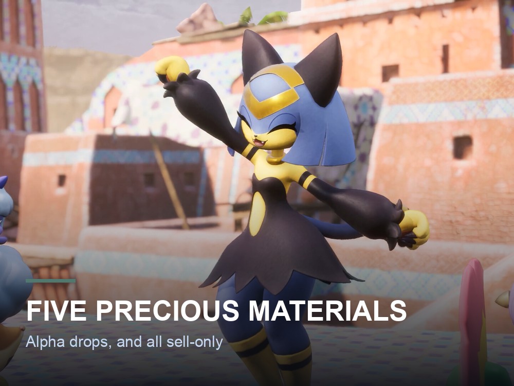 Precious materials in Palworld.