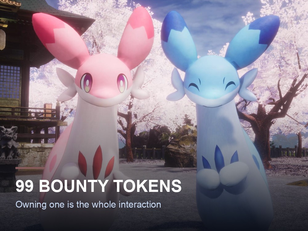 A bounty token in Palworld.