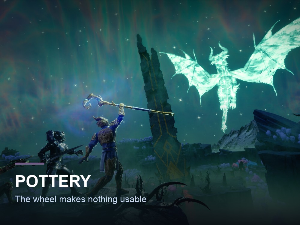 A pottery wheel in Ashenfall.