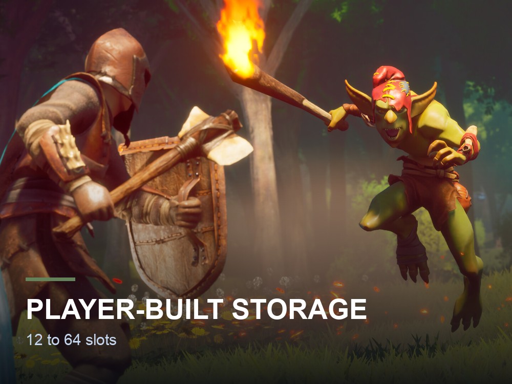 Storage chests in an Ashenfall base.