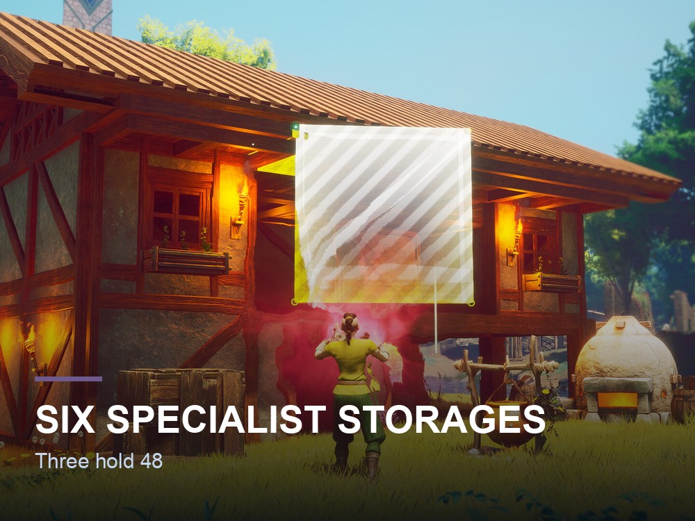 A lumber storage beside a sawmill in Ashenfall.