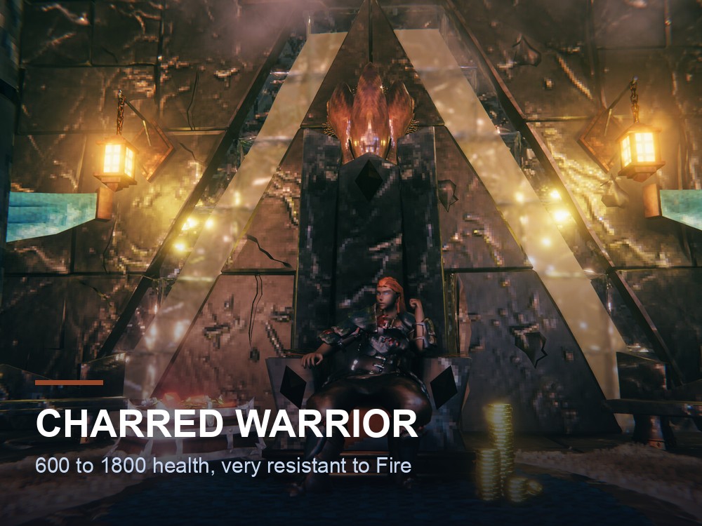 An Ashlands battlefield in Valheim.