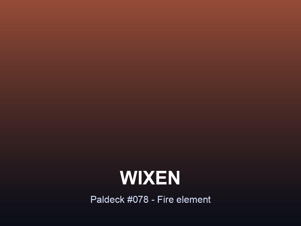 Wixen infographic card showing Paldeck number and element
