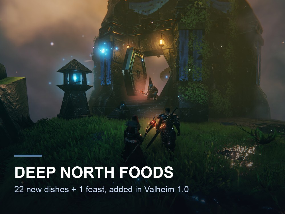 Valheim Deep North frozen landscape