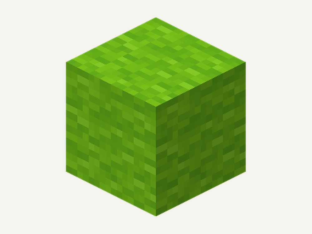 A lime wool block