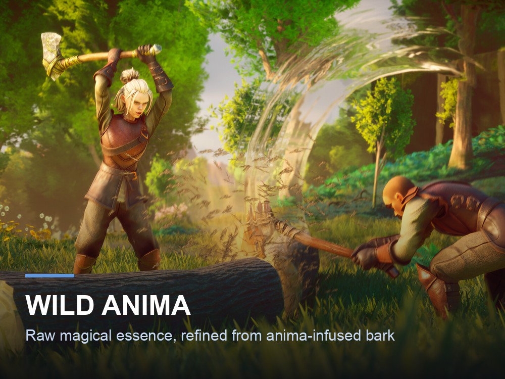 Official Dragonwilds screenshot showing the game's crafting-heavy survival world.