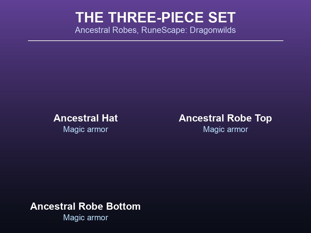 Ancestral Robes magic armor set art
