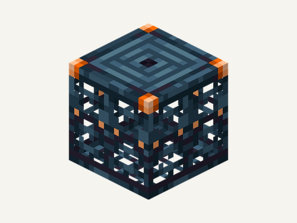 An active Trial Spawner block (© Mojang)