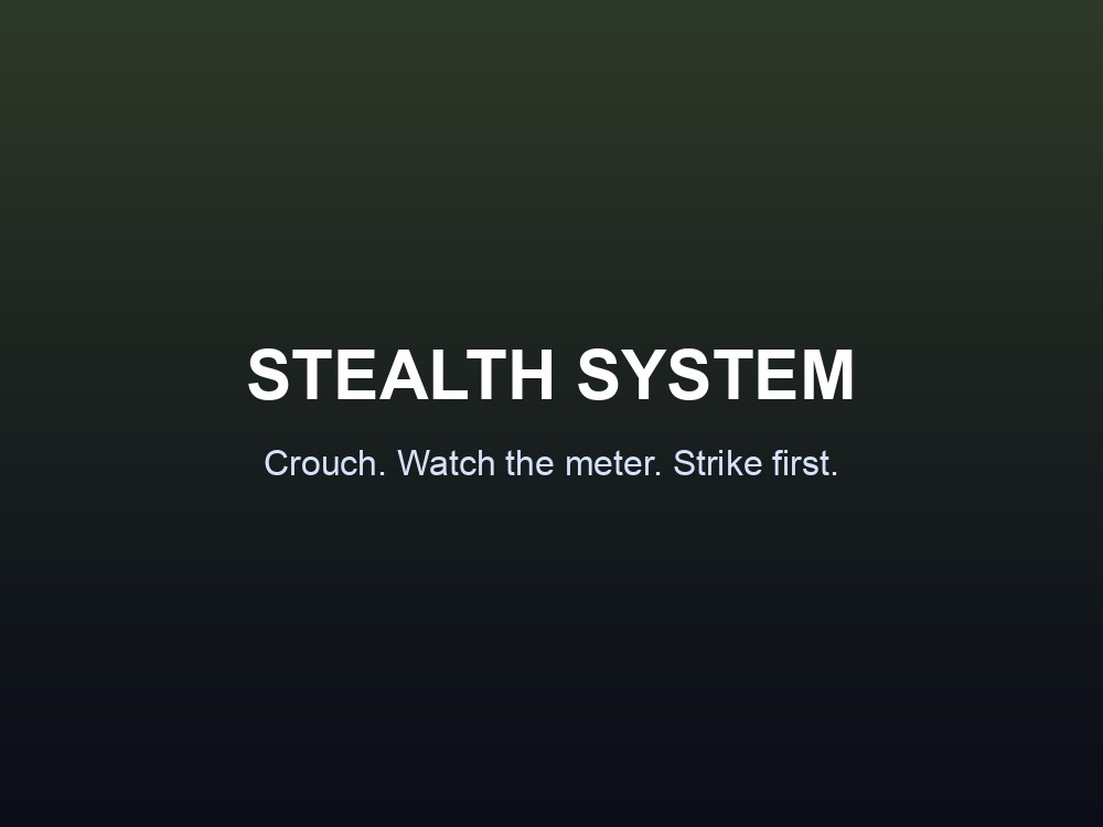 Overview card explaining the stealth and zombie detection system in 7 Days to Die.