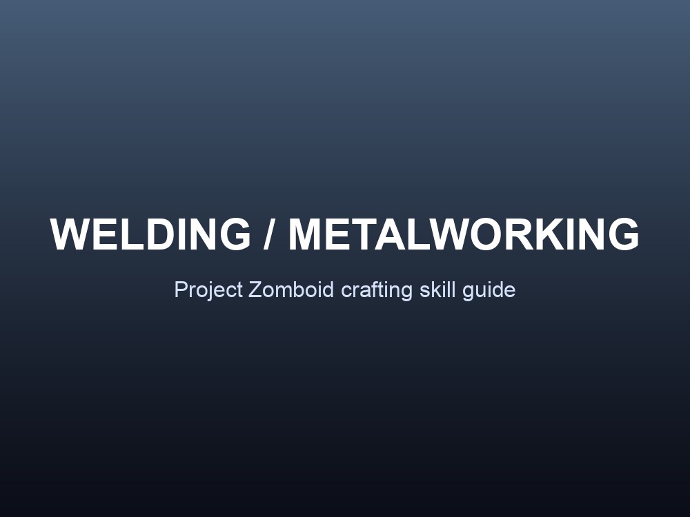 Welding skill icon and tooltip from the Project Zomboid wiki