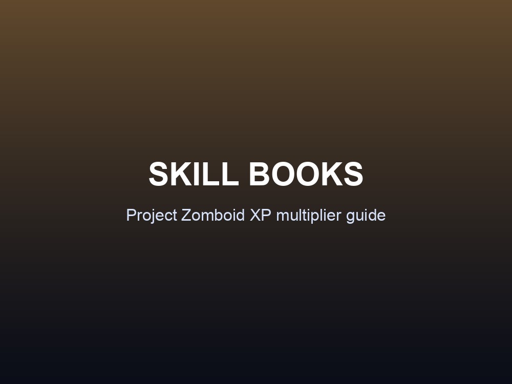 Project Zomboid skill books hero card