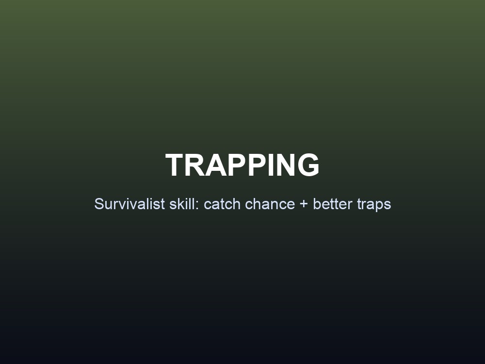 The Trapping skill icon from Project Zomboid