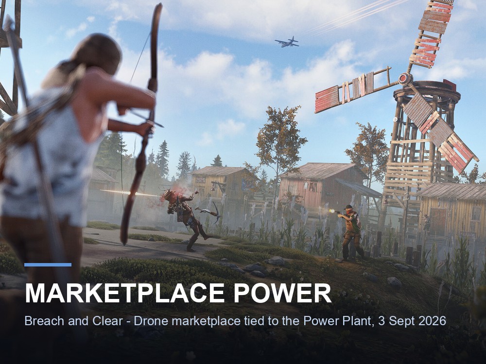 Official Rust marketing screenshot used as the hero image for the Breach and Clear Marketplace Power change