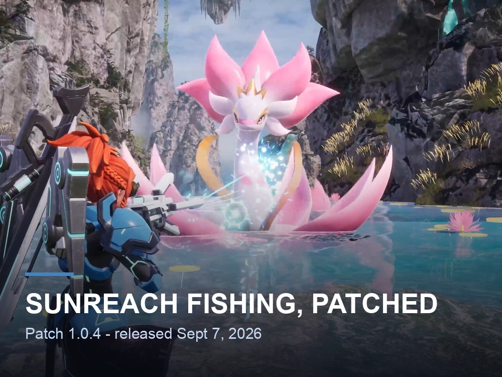 Palworld promotional artwork used as cover art for this fishing-update article