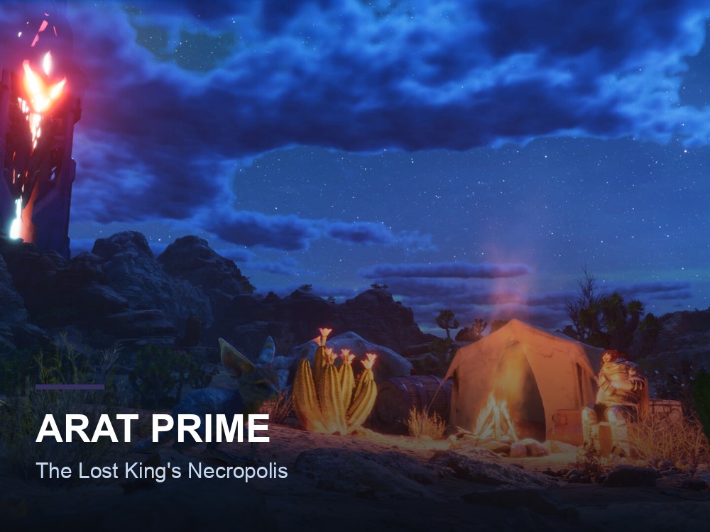 Arat Prime's frozen, gothic wasteland in official ARK: Survival Ascended Steam art