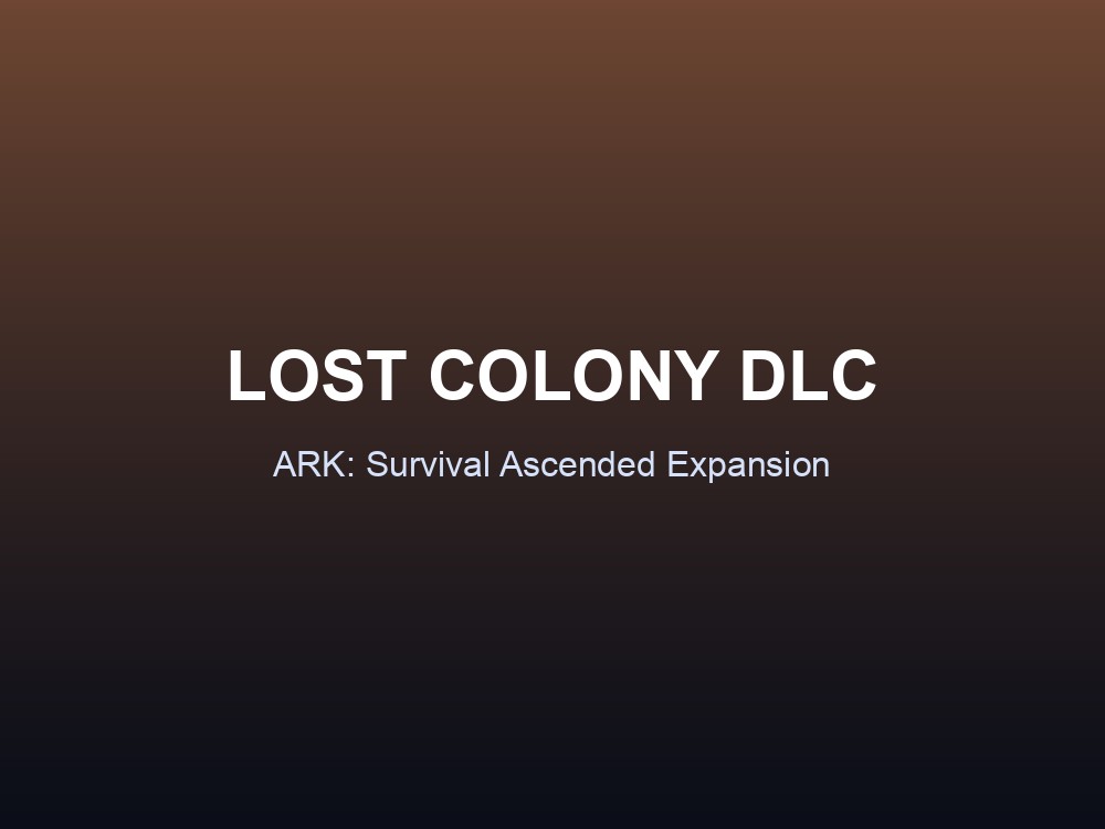 Branded card: the Lost Colony DLC