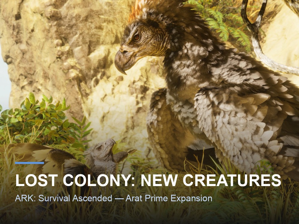 Lost Colony key art for ARK: Survival Ascended
