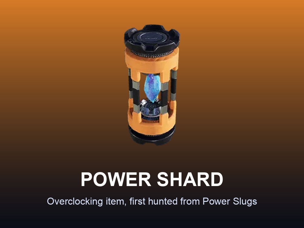Power Shard item icon on an industrial orange backdrop