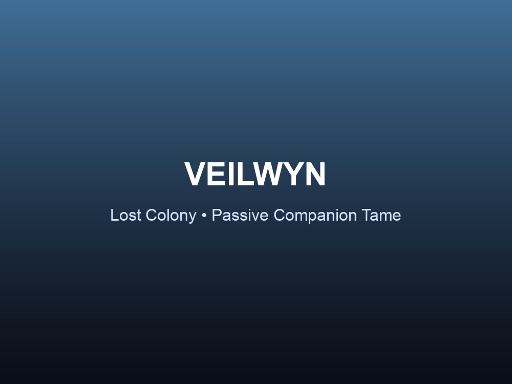 Veilwyn, a small fox-like companion creature from ARK's Lost Colony